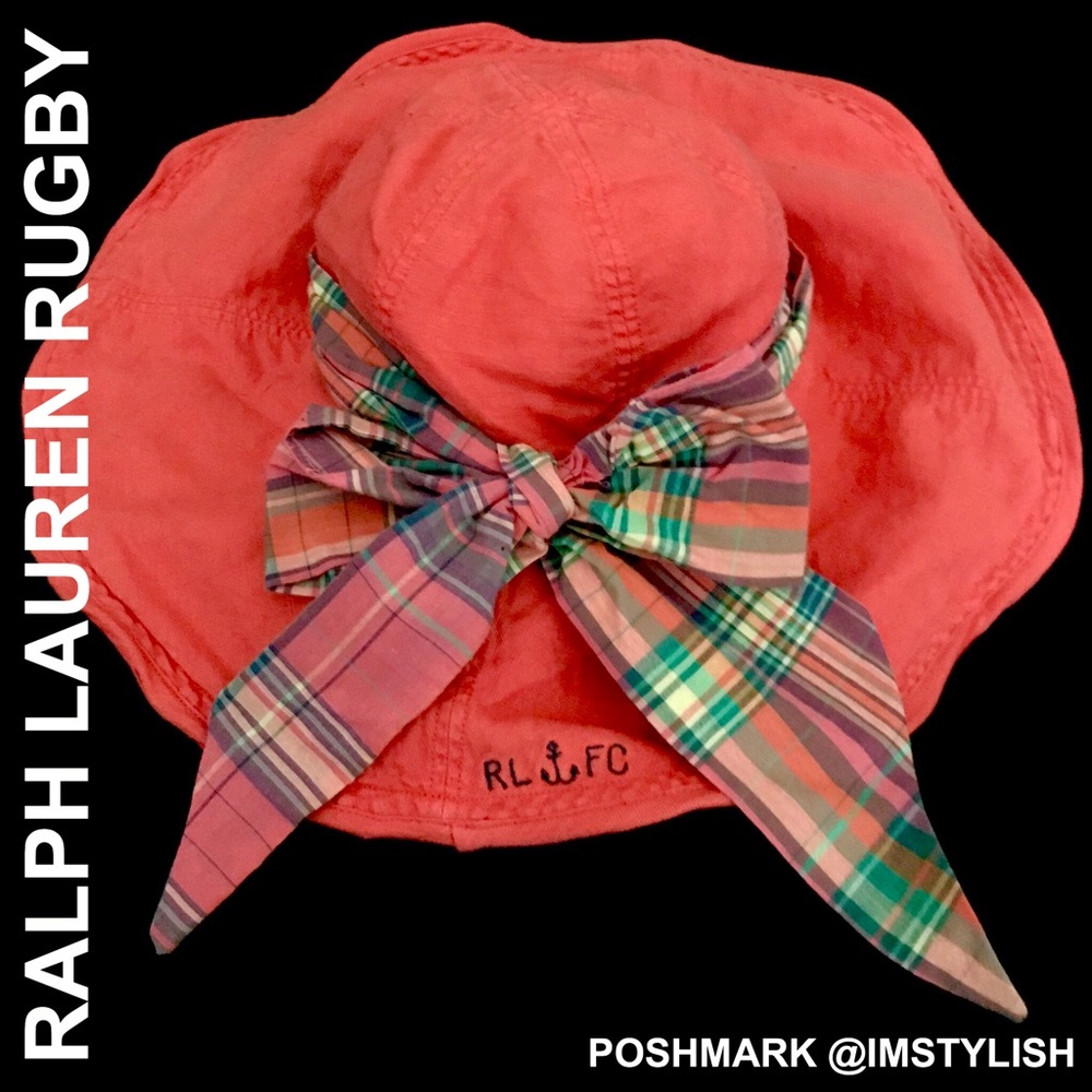 EUC Ralph Lauren Rugby RARE Floppy Bow Hat